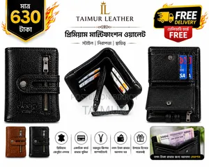 100% Leather Wallet Delivery Charge Free