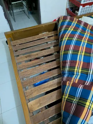 6/7 Akashmoni Wooden Bed,