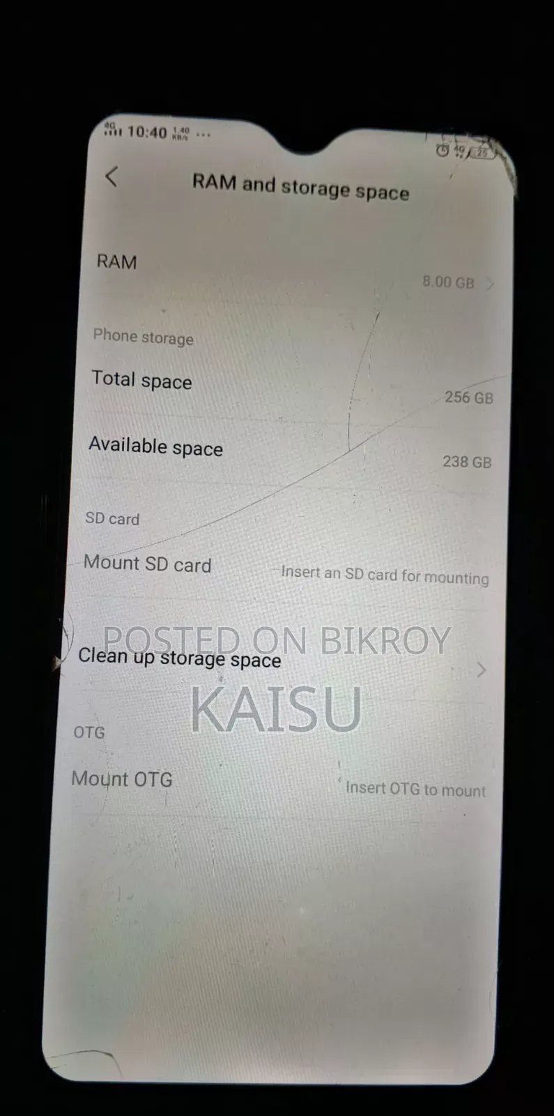 Vivo Y17 256 GB Blue