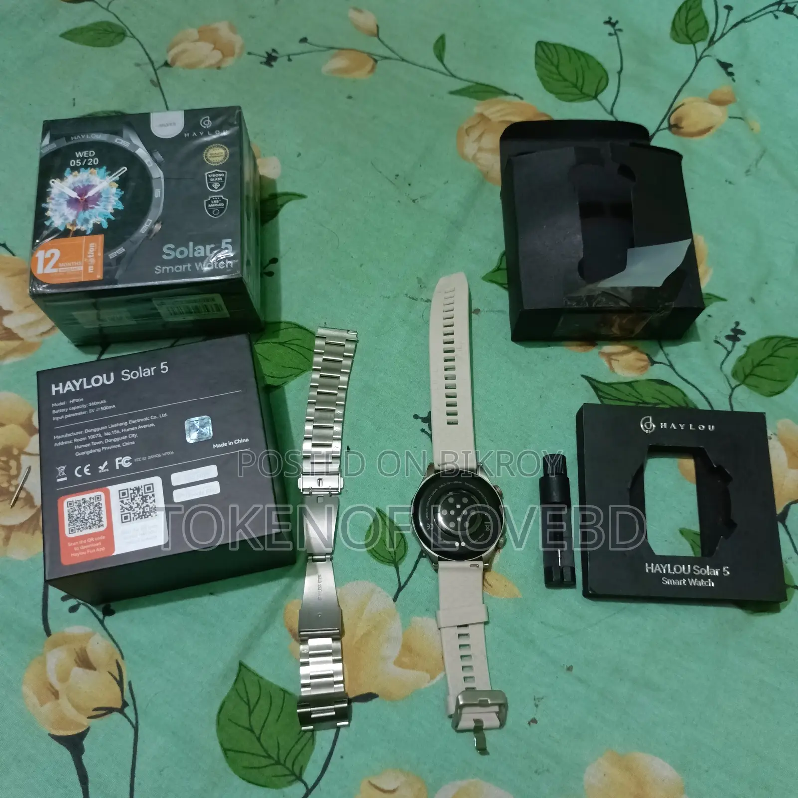 HAYLOU Solar 5 Smart Watch – AMOLED Display