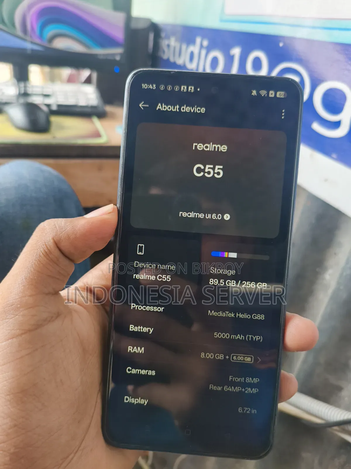 Realme C55 256 GB Black