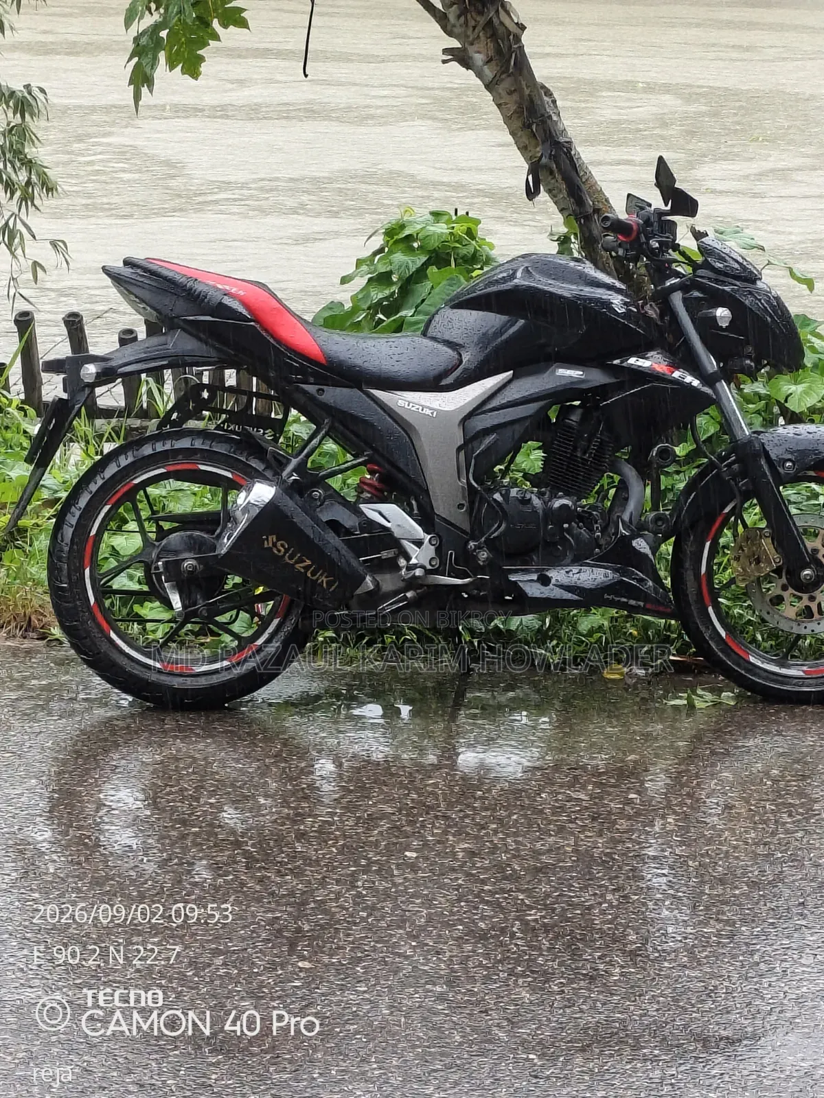 Suzuki Gixxer 2023 Black