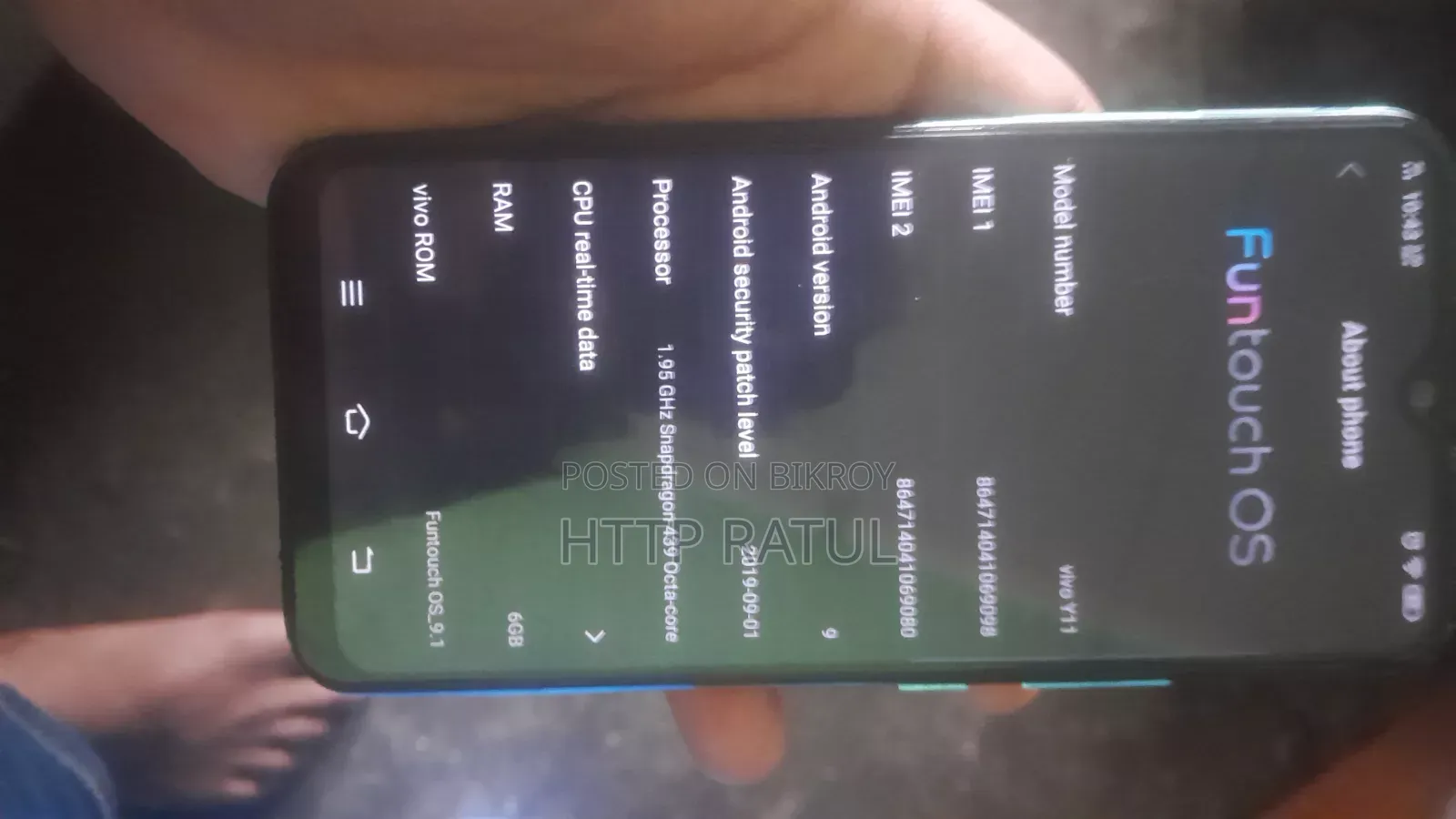 Vivo Y11 32 GB Blue