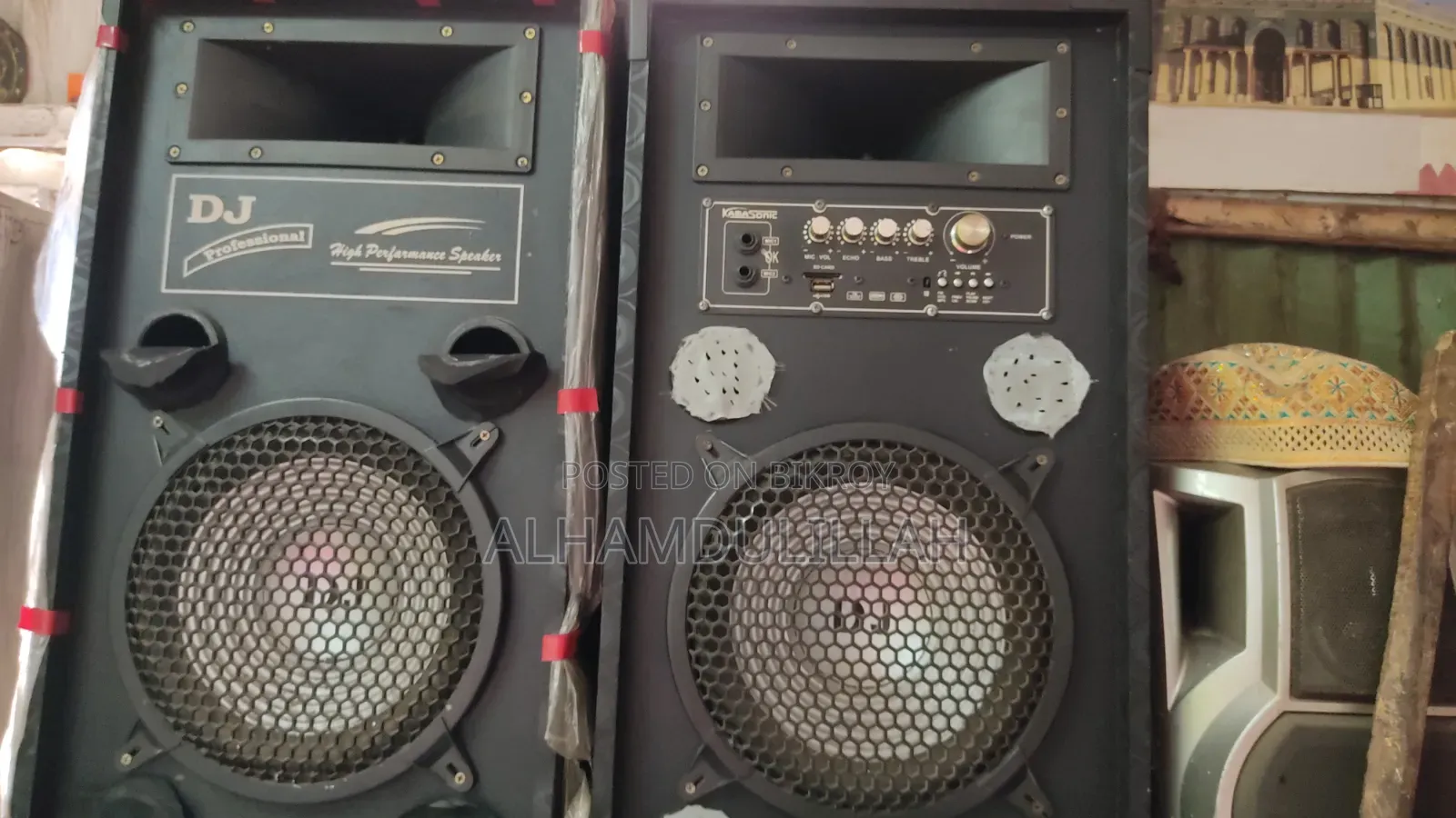 These speakers were played at home. Sound system
