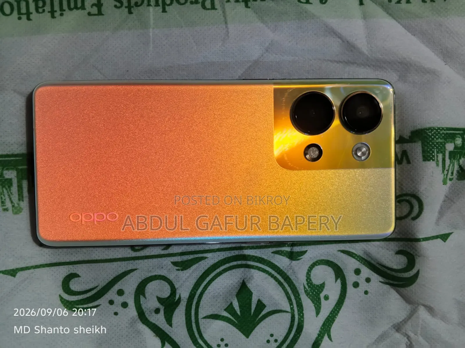 Oppo Reno9 256 GB Rose Gold