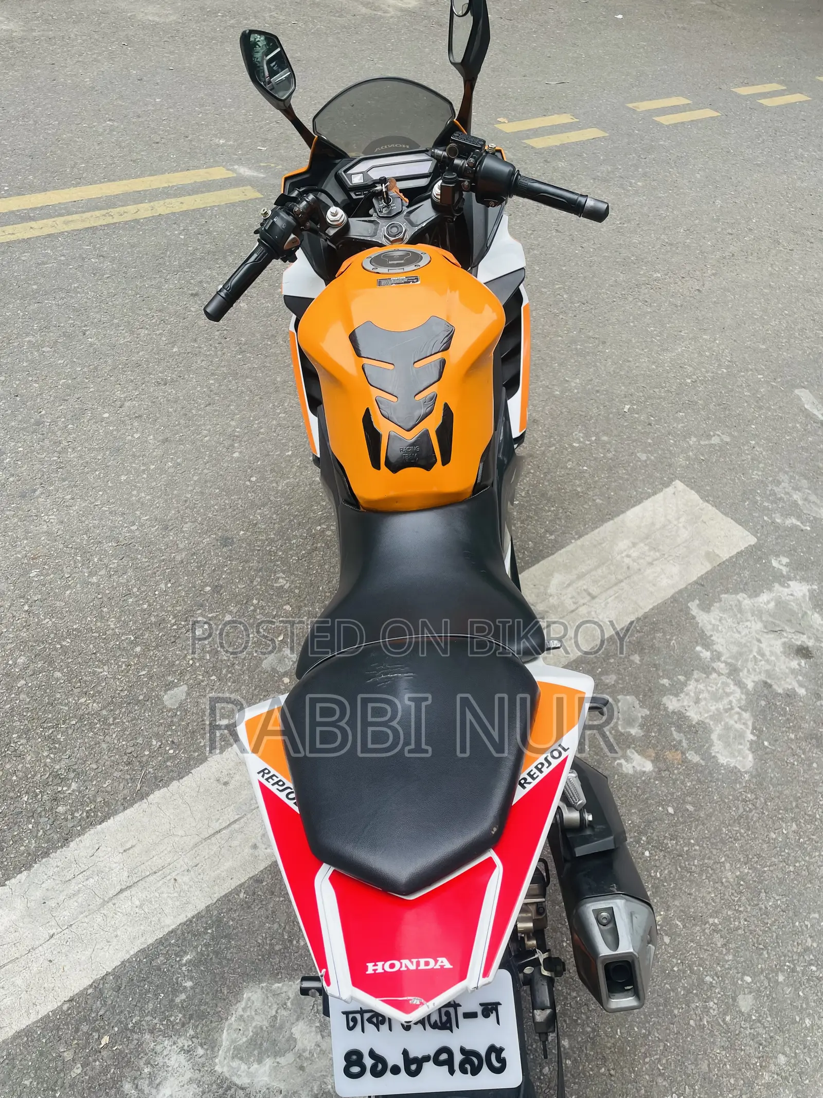 Honda CBR 2019 Orange