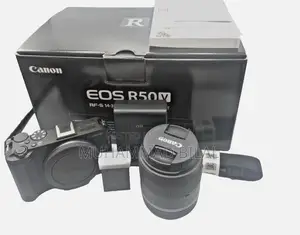 Canon EOS R50 Mirrorless Camera Black + 3 Lens Kit 18-45mm + 32GB