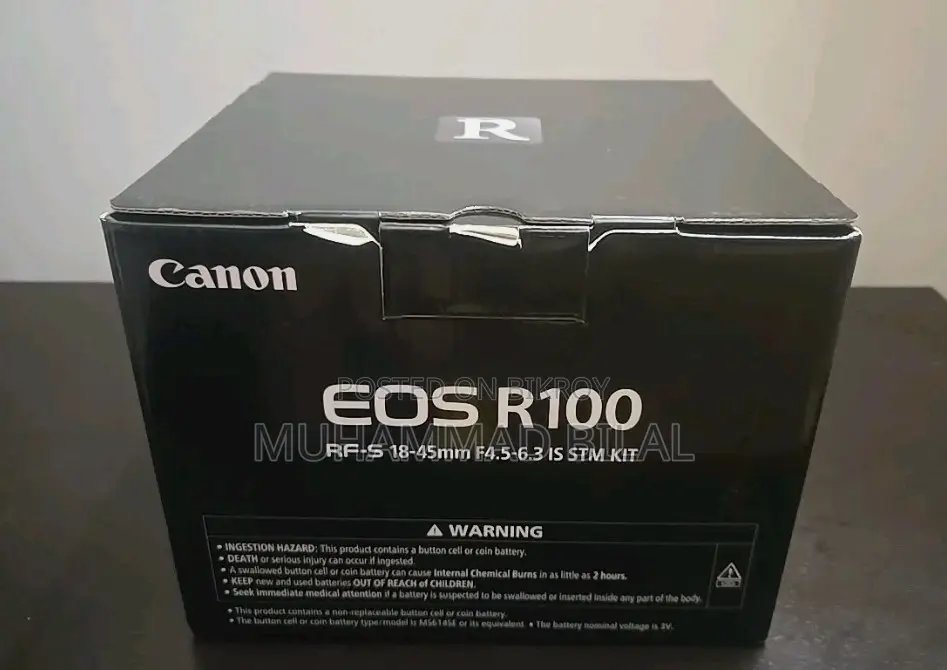 Canon EOS R50 Mirrorless Camera Black + 3 Lens Kit 18-45mm + 32GB