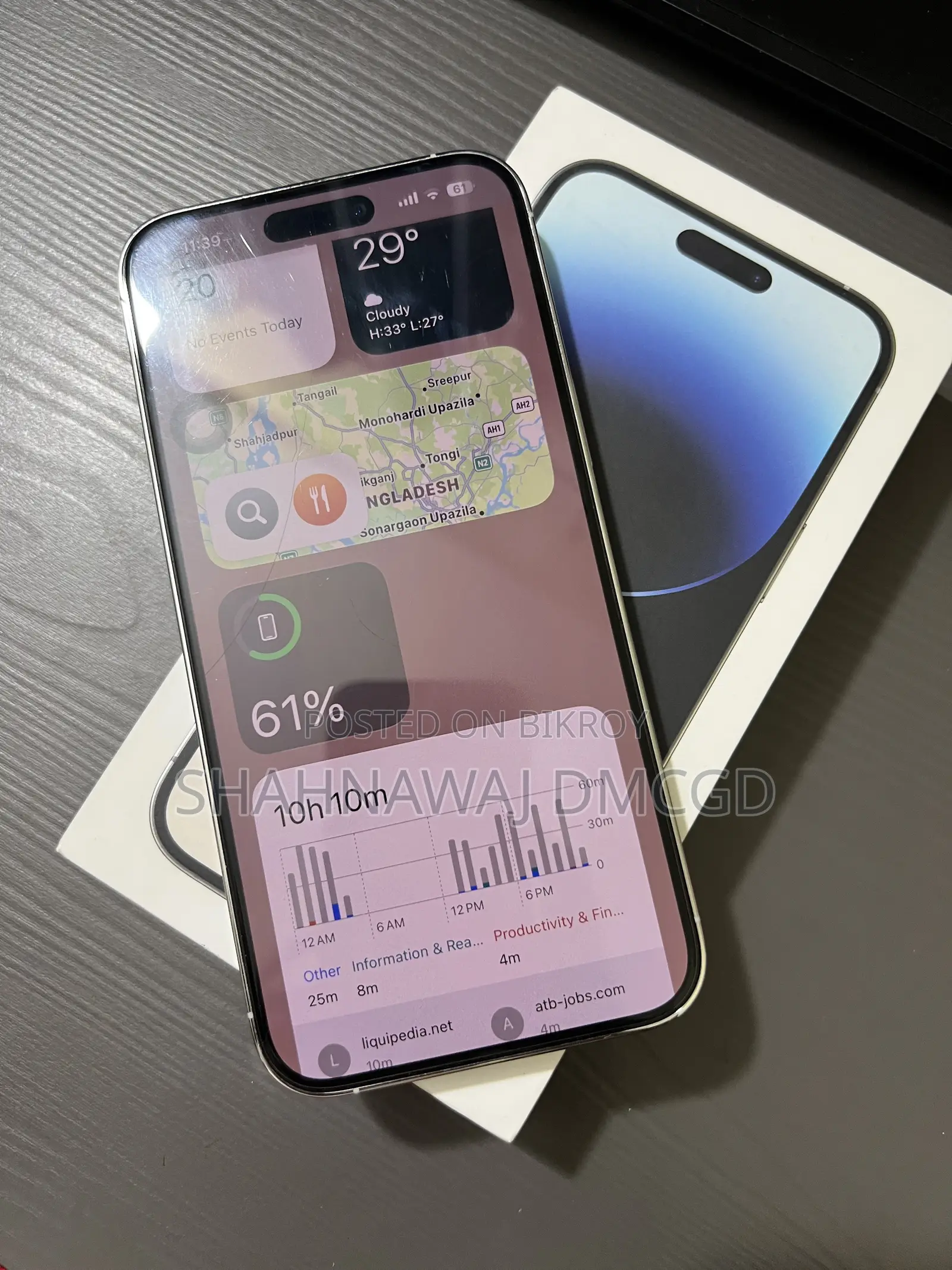 Apple iPhone 14 Pro Max 256 GB Silver