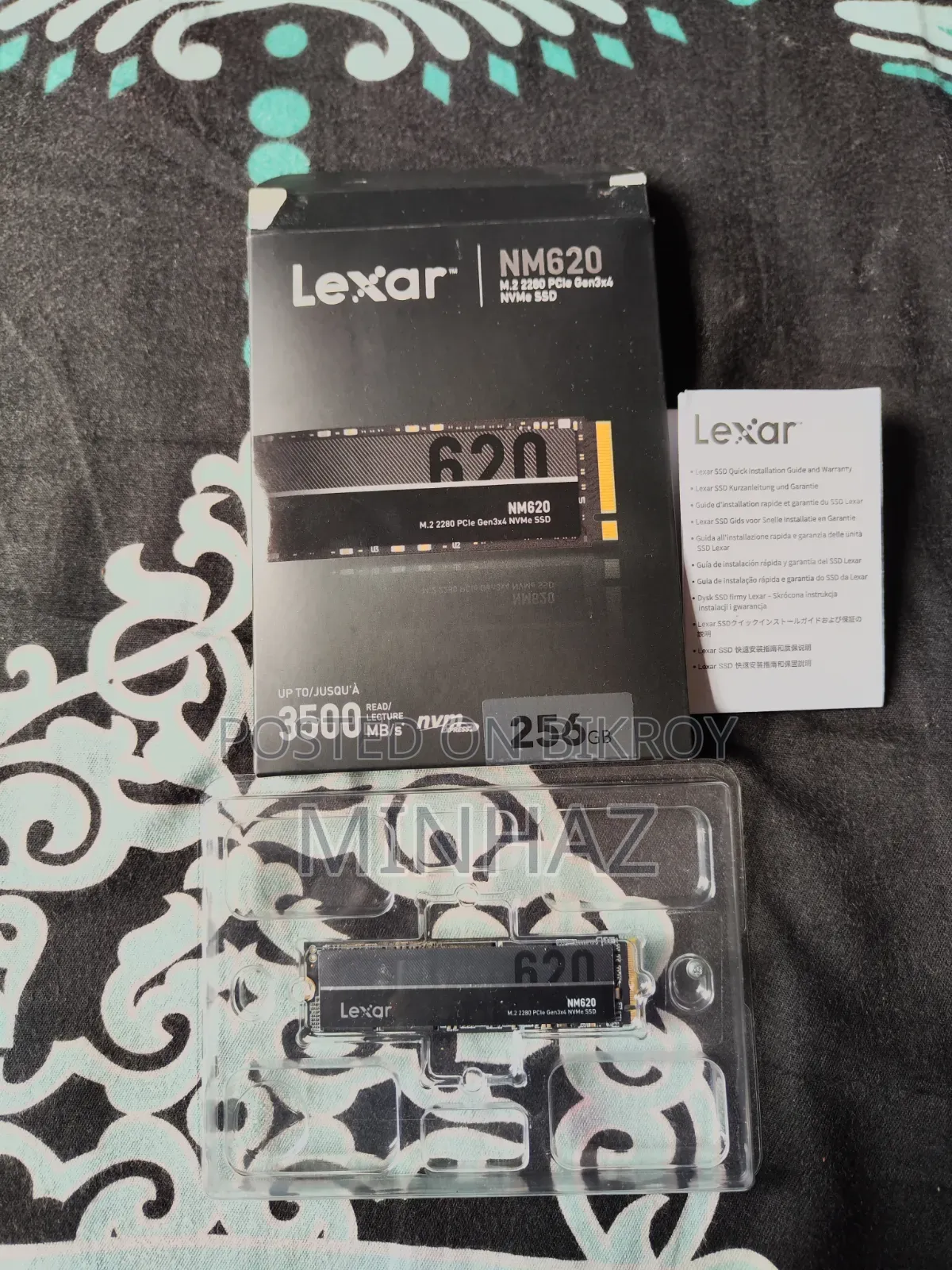 Lexar NM620 256gb. M.2 Nvme SSD