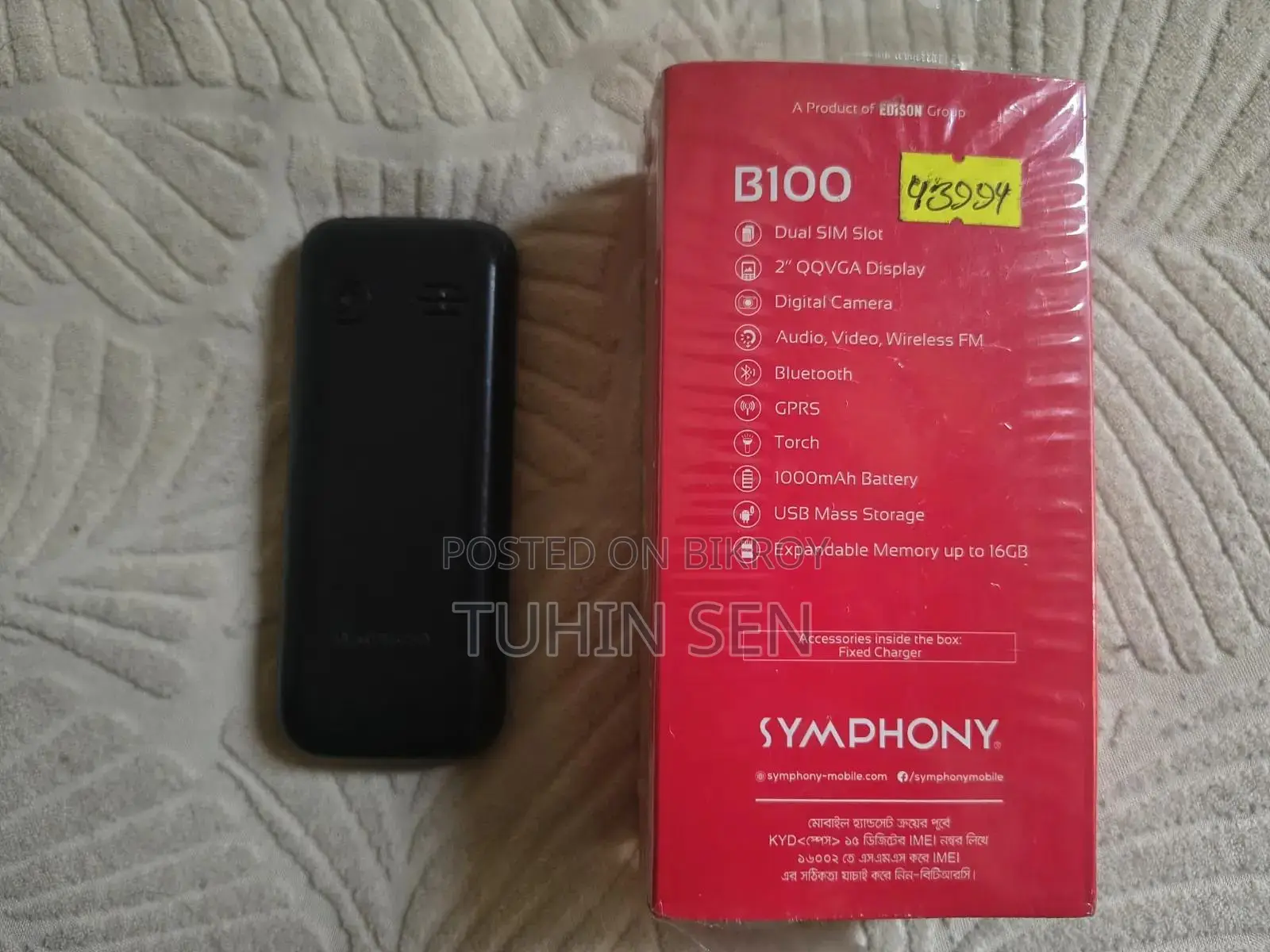 Symphony B100 Black