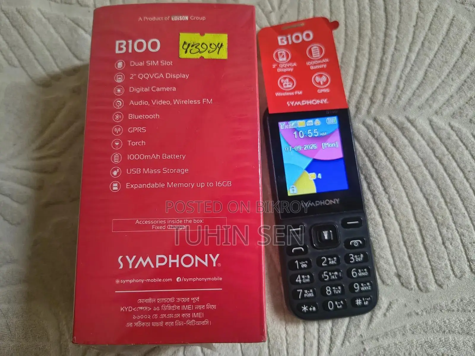 Symphony B100 Black
