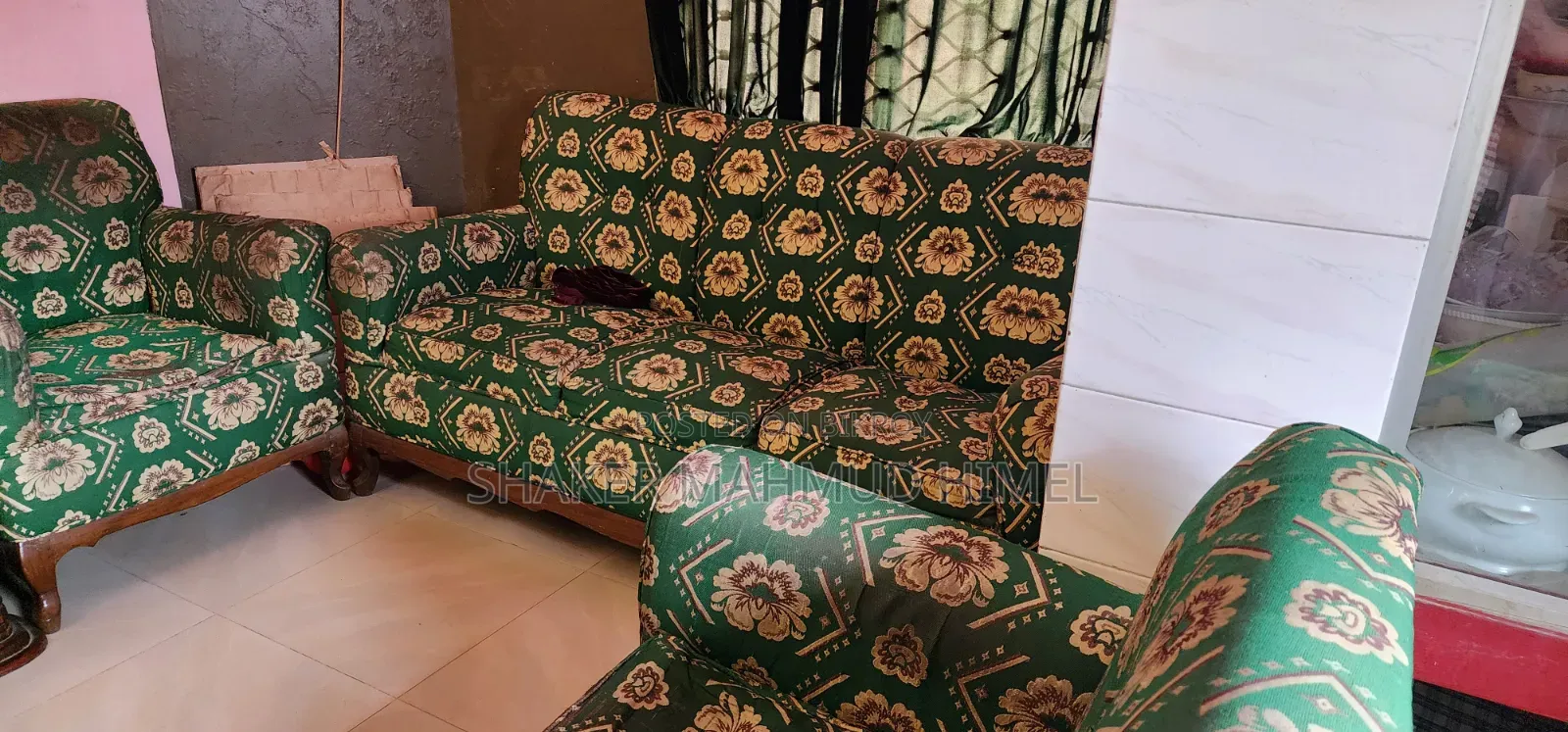 ৩:১:১ সোফা (৯৫০০/= টাকা)
