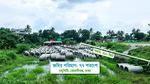 ব্যবসার জন্য দারুণ লোকেশনে ৭৭ শতাংশ জায়গা ভাড়া হবে।