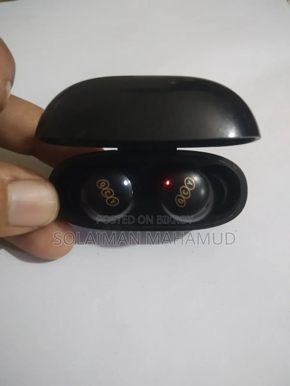 QCY HT07 ANC Earbuds (Left Side Case Working | Right Side Defective)