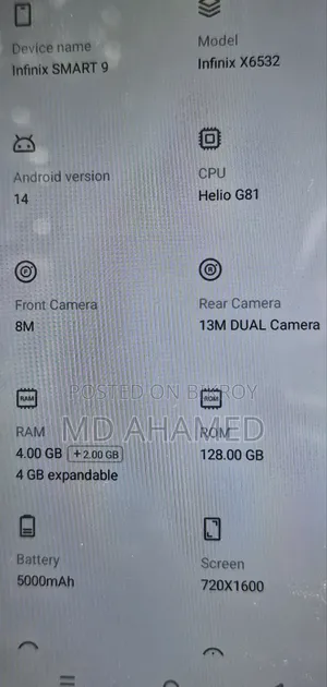 ইনফিনিক্স কোম্পানির মোবাইল
