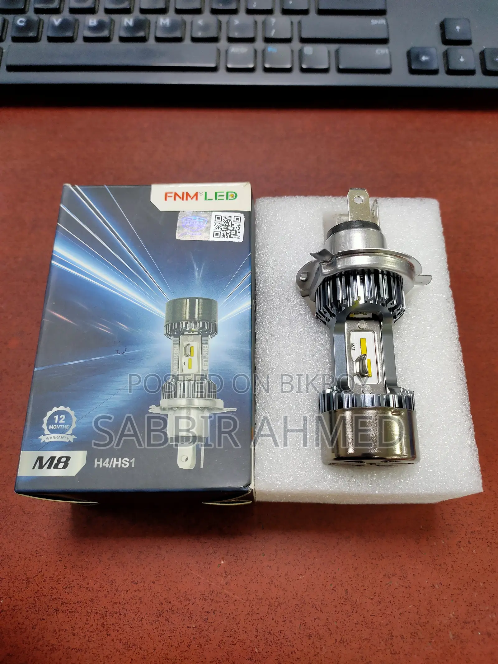 FNM M8 Led Headlight- H4/Hs1