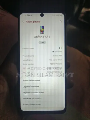 Samsung Galaxy A51 128 GB Graphite