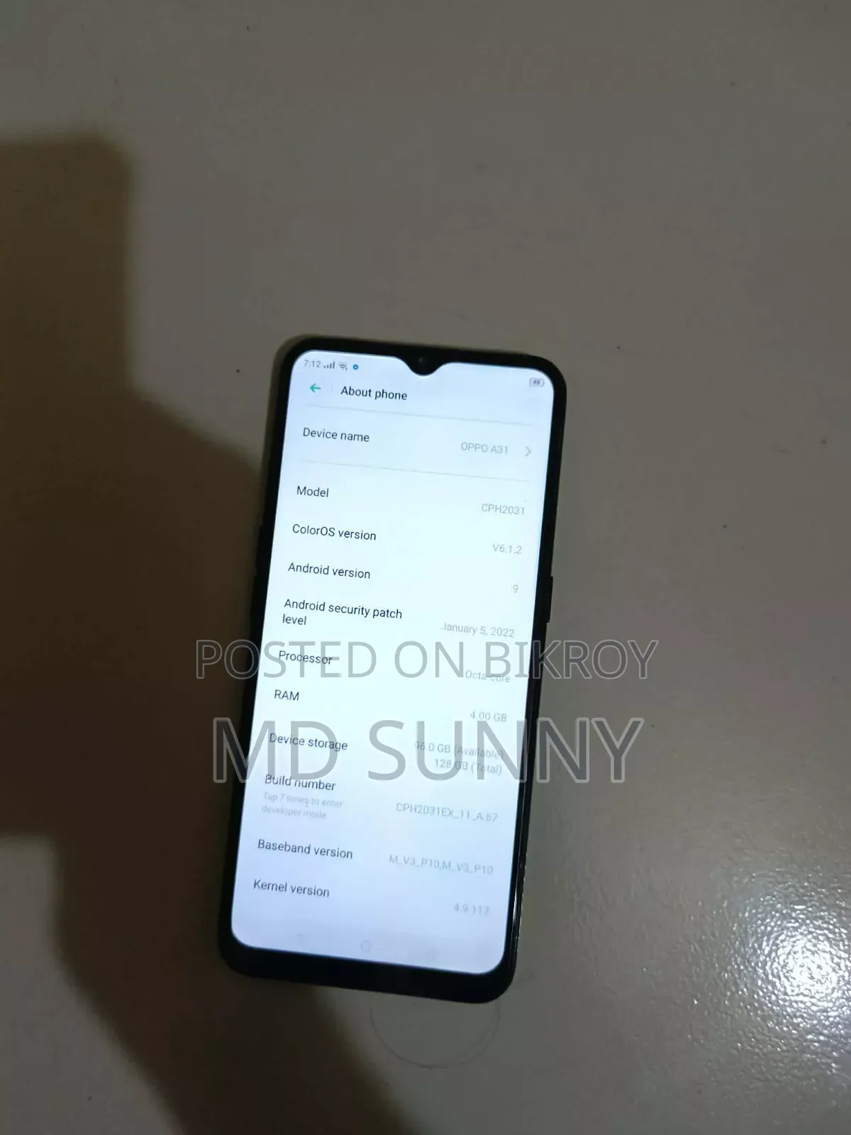 Oppo A31 128 GB Black