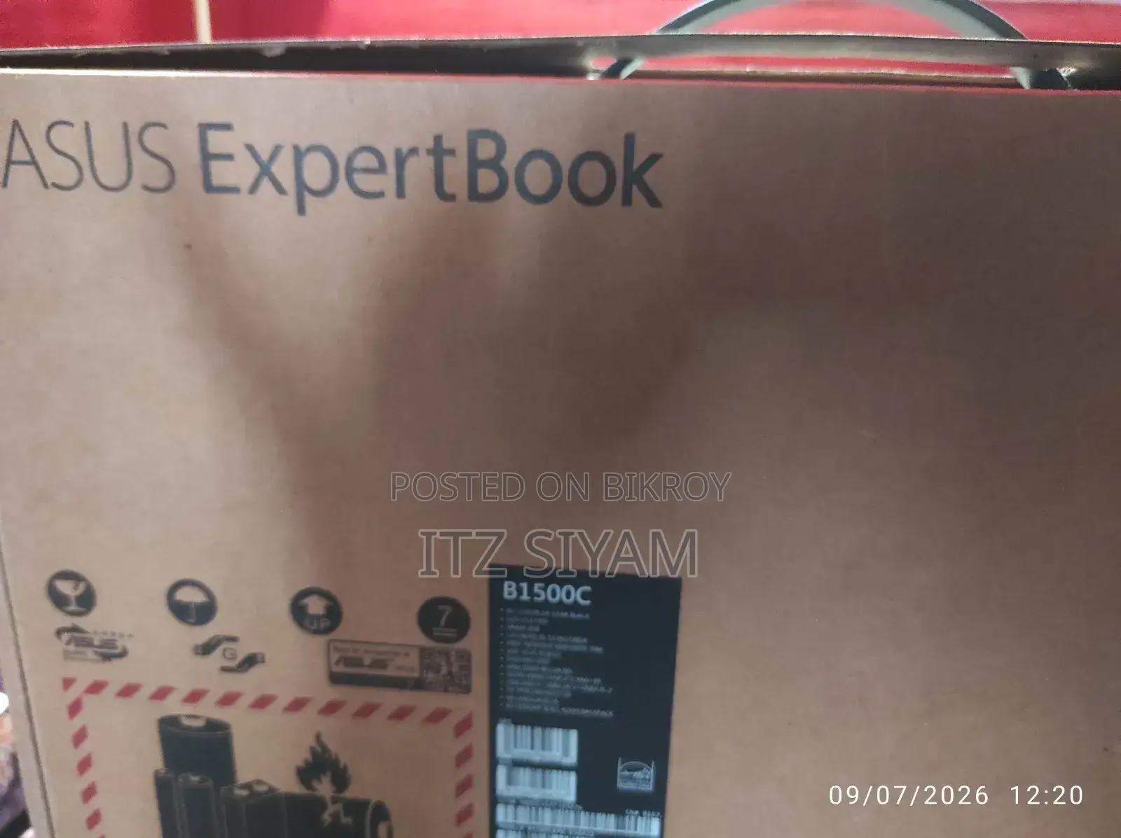 Laptop ASUS ExpertBook B1 8GB Intel Core I5 SSD 500GB