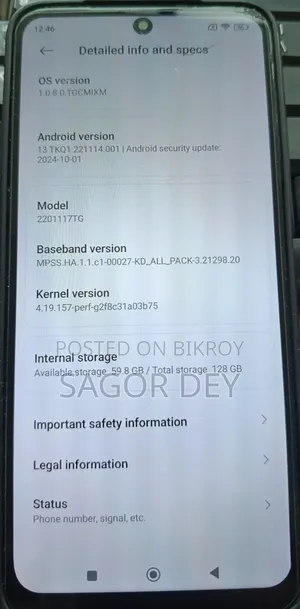 Xiaomi Redmi Note 11 128 GB Blue