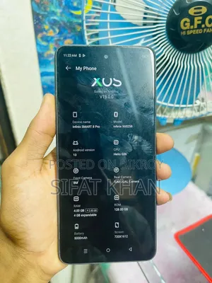 ইনফিনিক্স স্মার্ট ৮ প্লাস ১২৮ জিবি ব্ল্যাক