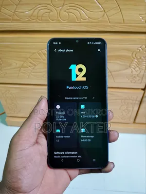 Vivo Y21 64 GB Blue