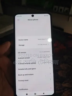 Xiaomi Redmi Note 12 128 GB Black