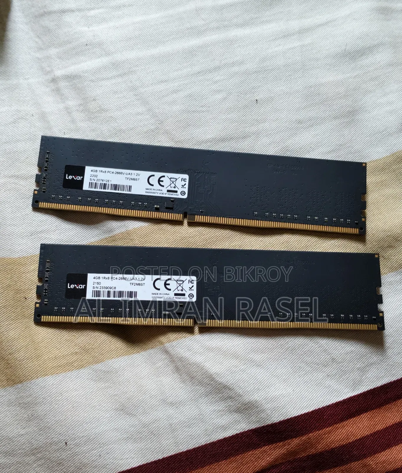 Lexar Ddr4 4gb 2666mhz Desktop Ram