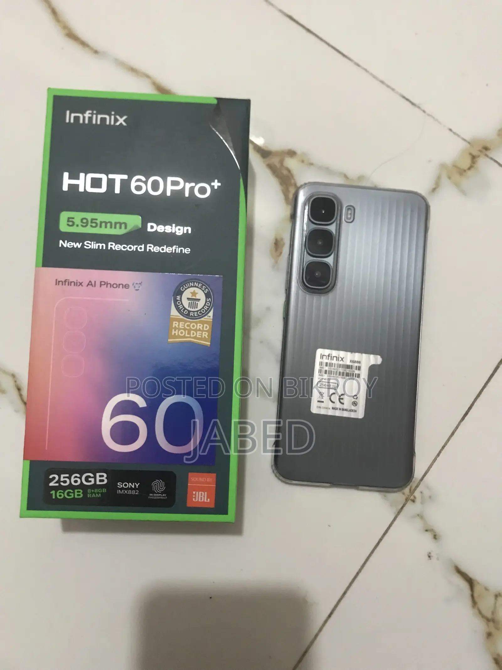 ইনফিনিক্স হট ৬০ প্রো+ ২৫৬ জিবি ব্লু