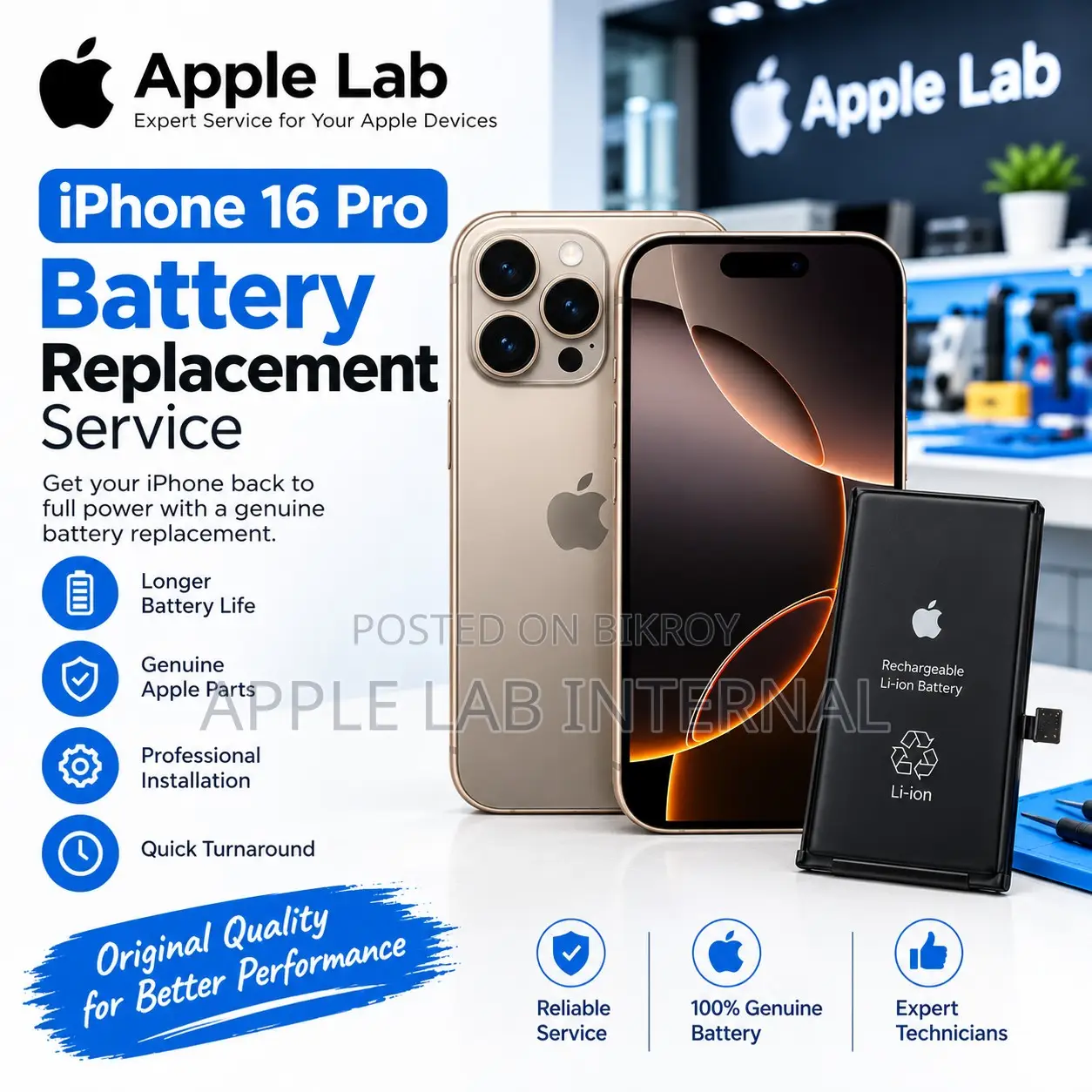 iPhone 16 Pro Battery Replacement