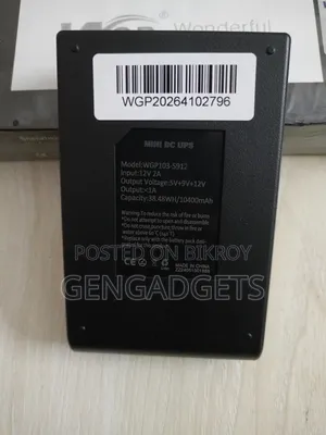 WGP Mini DC UPS | WiFi Router, ONU Camera Backup