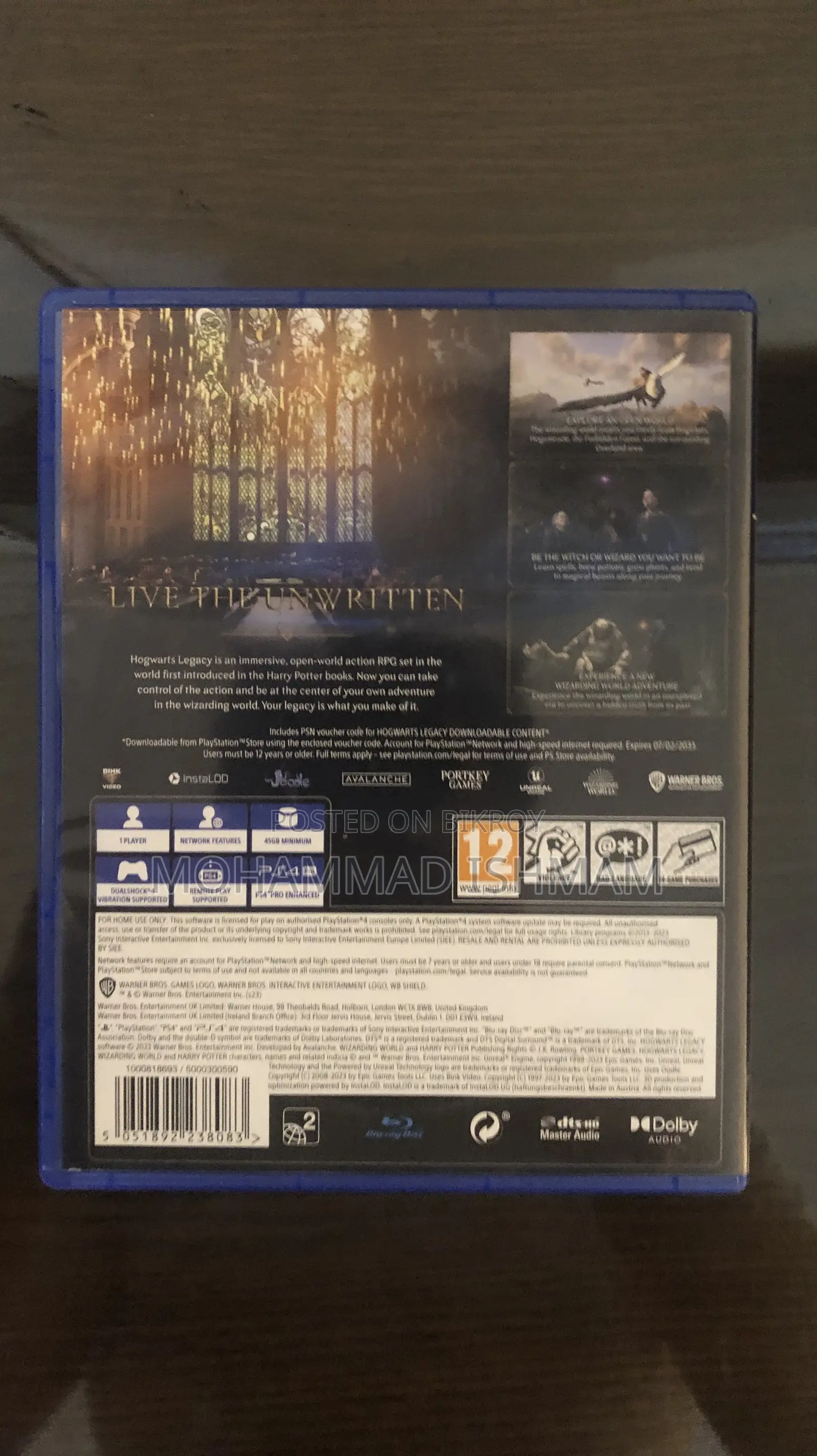Hogwarts Legacy Ps4