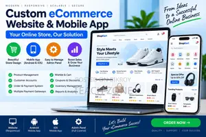 I Will Develop a Custom Ecommerce Website and Mobile App