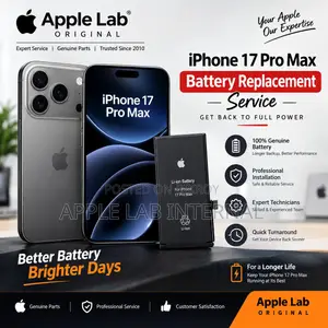 iPhone 17 Pro Max Battery Replacement Service – Apple Lab