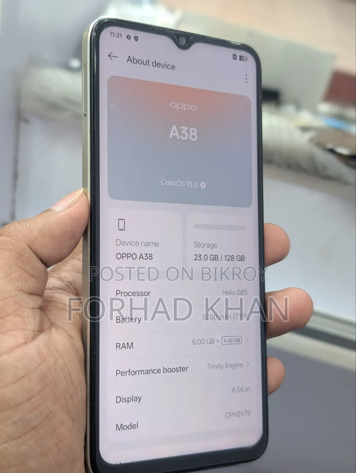 Oppo A38 128 GB Bronze