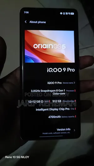 New iQOO 512 GB White