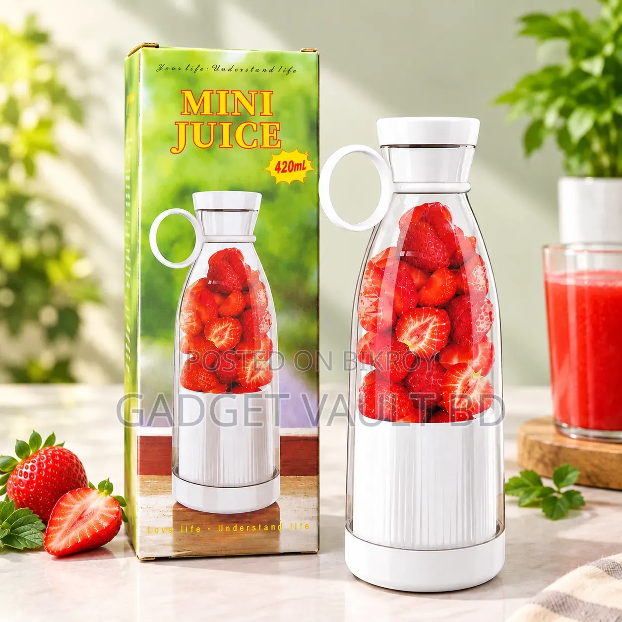 Portable Mini Juicer Blender (420ml)