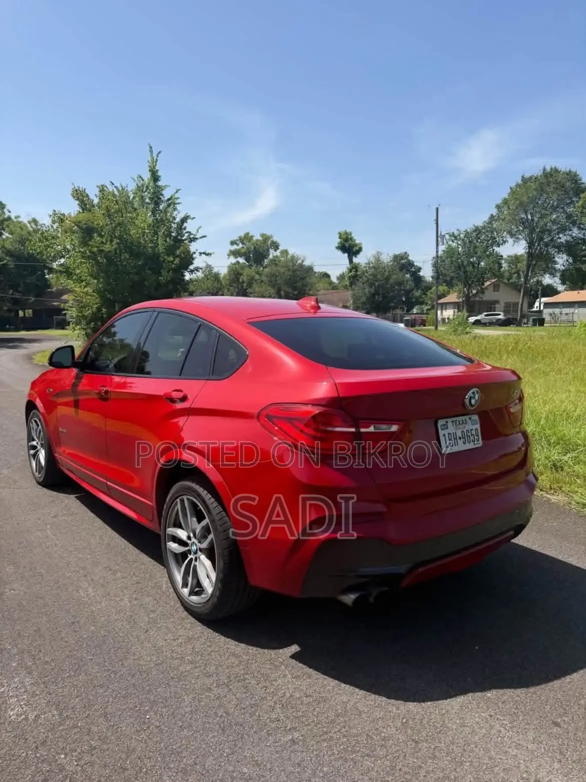 BMW X4 2015 Red