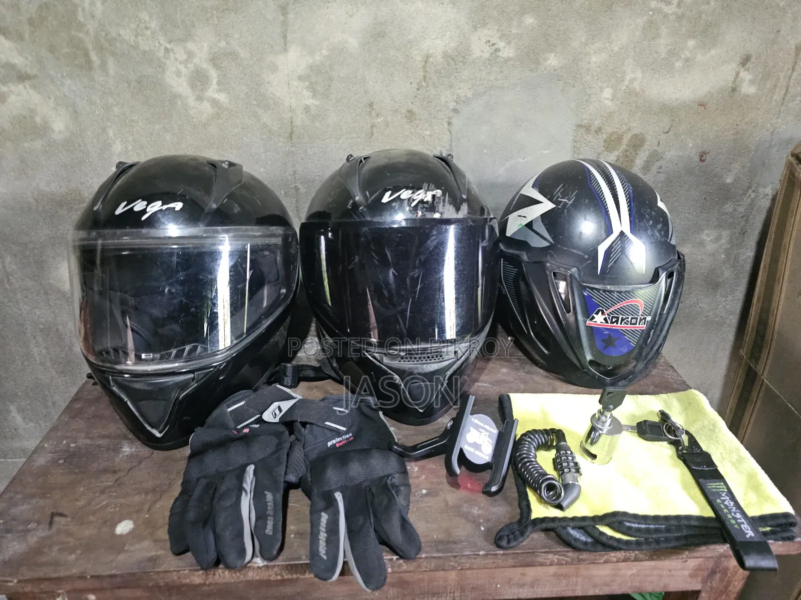 Helmet and Bike Accessories for Sell