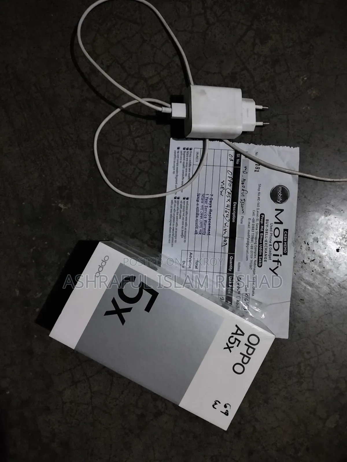 New Oppo A5X 128 GB White