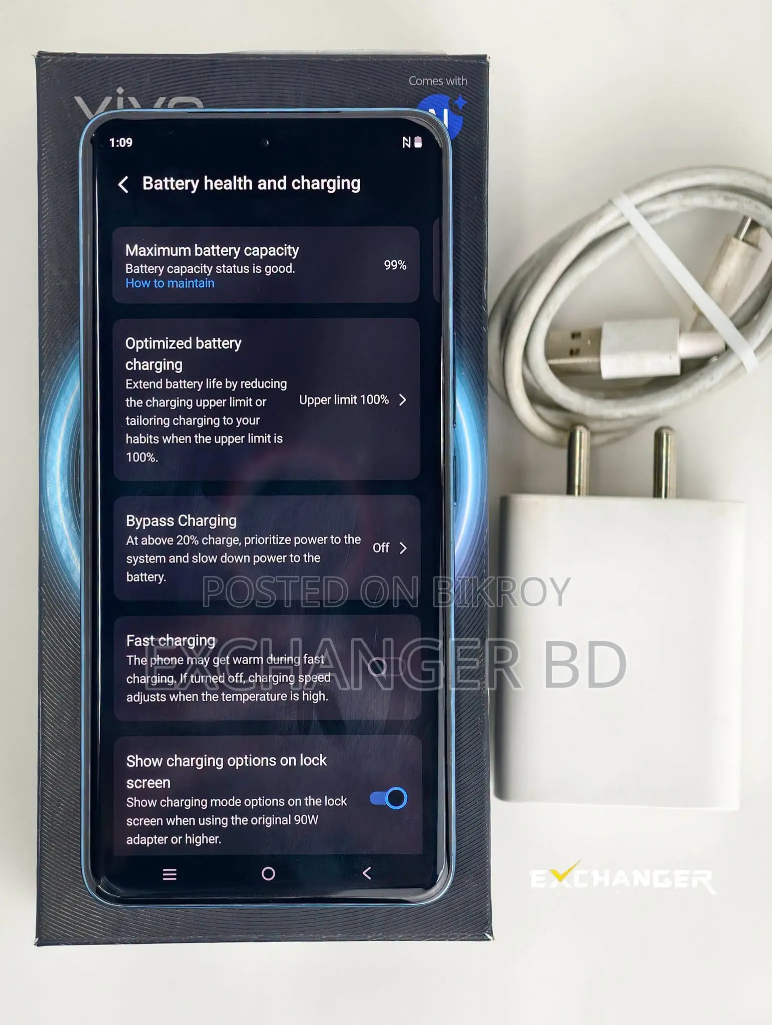 Vivo V60 256 GB Graphite