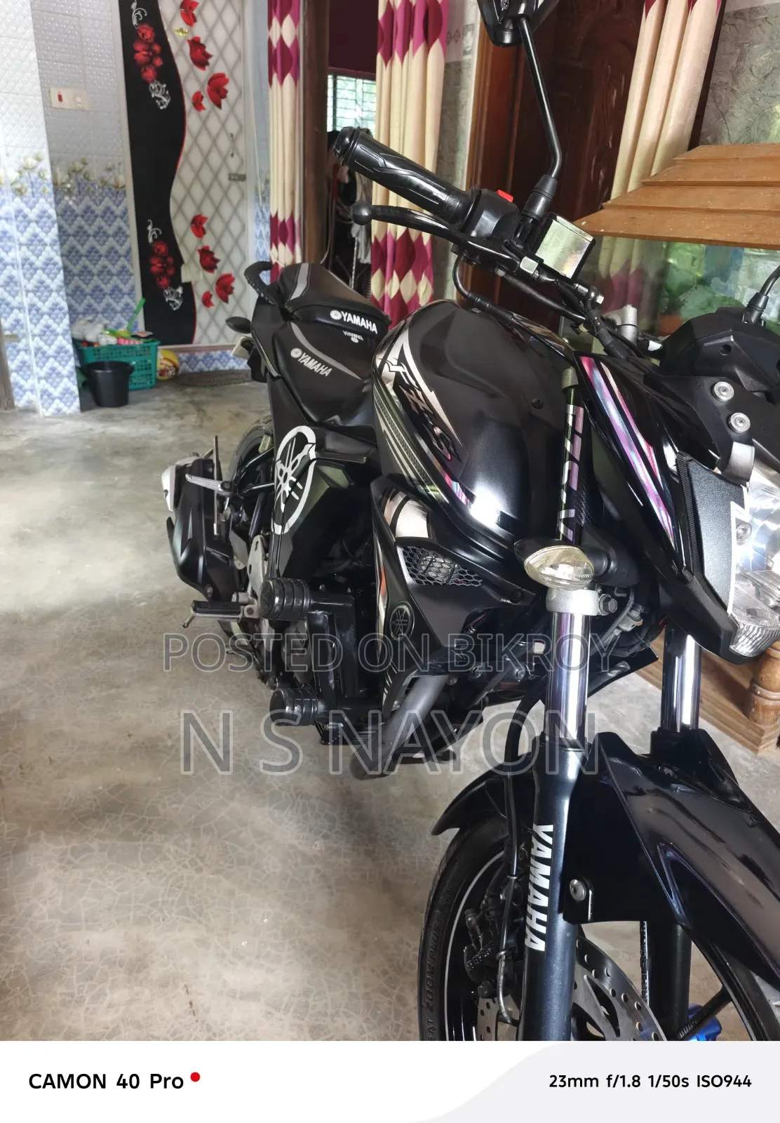 Yamaha FZS V2 2024 Black