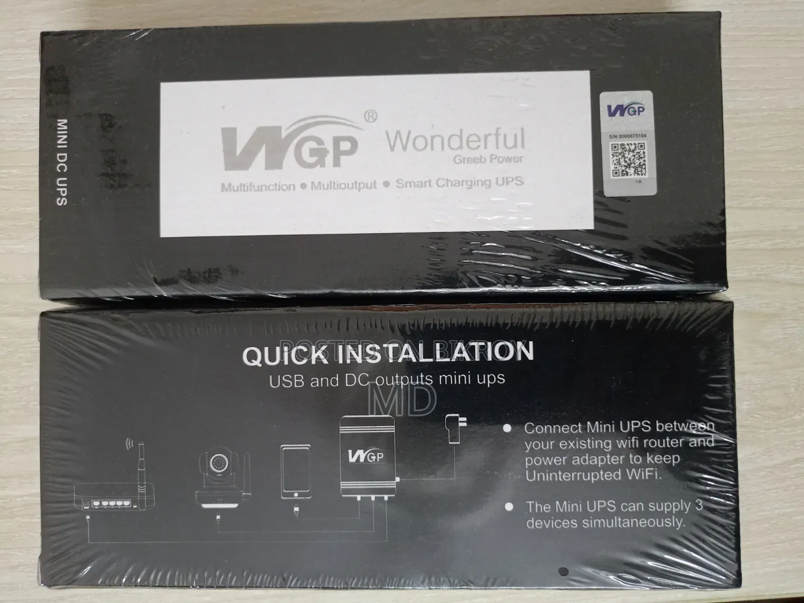 WGP Mini UPS | WiFi Router, ONU Camera