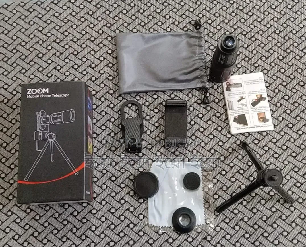 28X Mobile Phone Telescope Lens Full Set