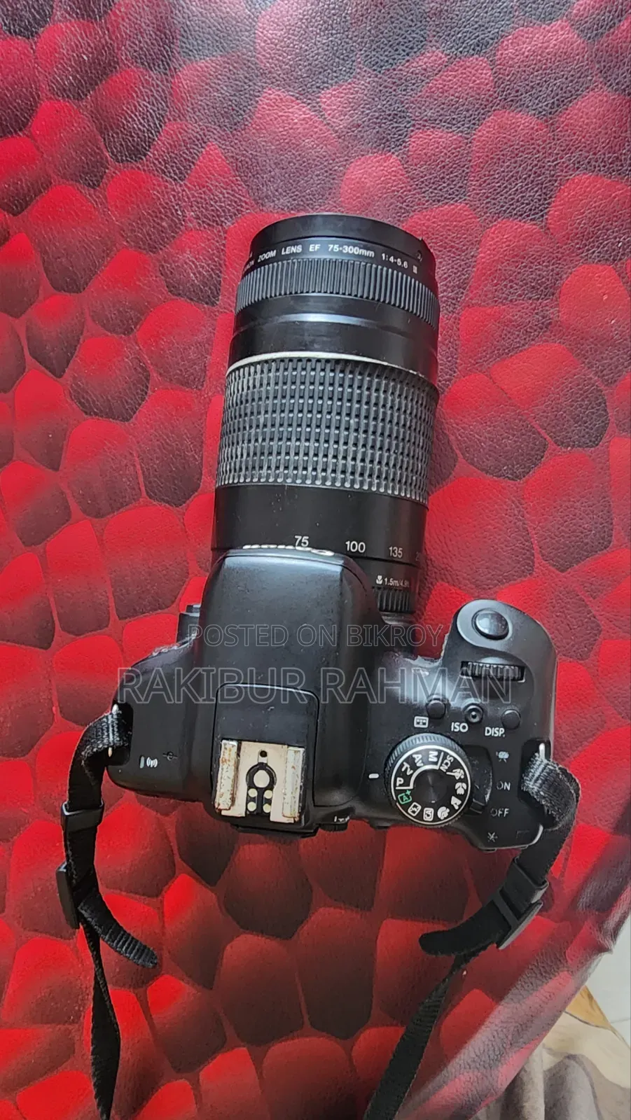 Canon EOS 750D With 75-300mm Zoom Lens