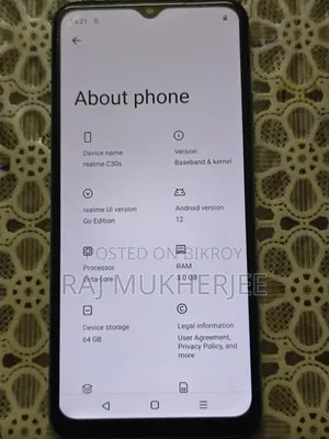 Realme C30s 64 GB Gray