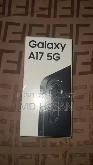 নতুন স্যামসাং গ্যালাক্সি এ১৭ ৫জি ১২৮ জিবি ব্ল্যাক