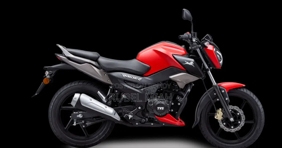 TVS Raider 125 2022 Red