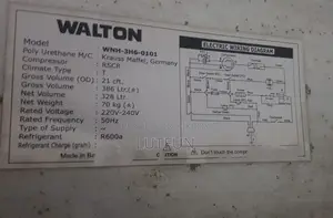 Walton Refrigerator 380 Liters